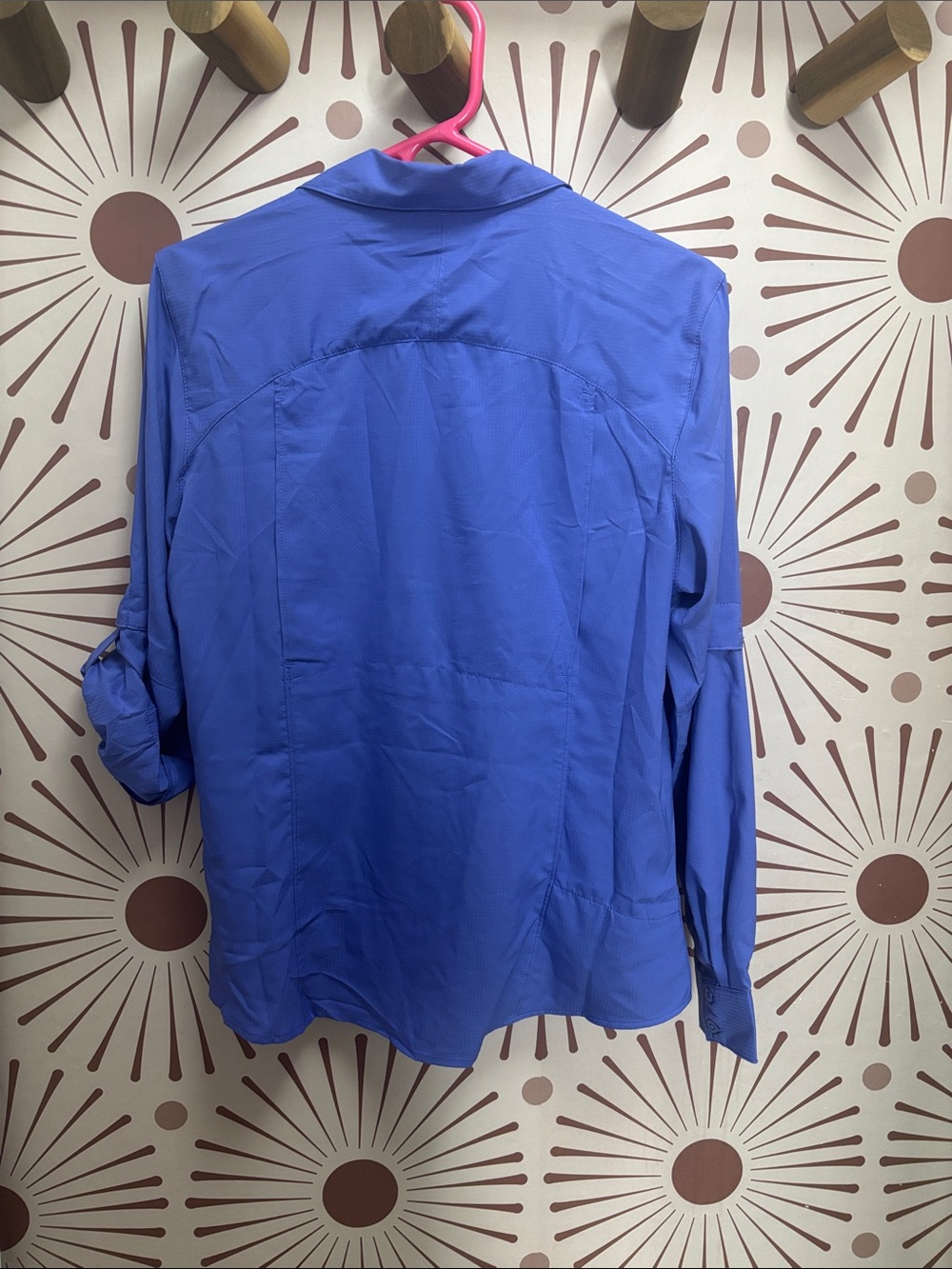 NWT Columbia Women’s Kestrel Trail Light Long Sleeve Button-Down - M - Purple - Picture 6 of 6